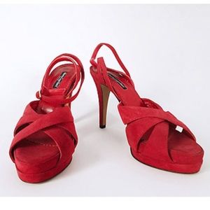 Alberto Guardiani Vero Cuoio Red Designer Shoes